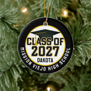 Adorno De Cerámica Foto de graduación de la clase de Letterman 2027