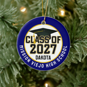 Adorno De Cerámica Foto de graduación de la clase de Letterman 2027