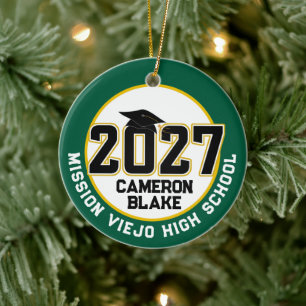 Adorno De Cerámica Foto de graduación de la clase de Letterman 2027