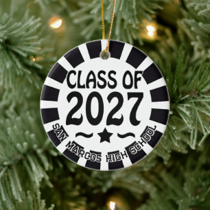 Adorno De Cerámica Foto de Graduación de la Promoción Estelar 2027