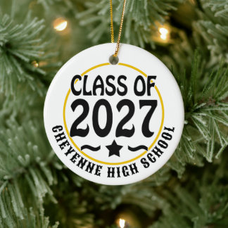 Adorno De Cerámica Foto de Graduación de la Promoción Estelar 2027