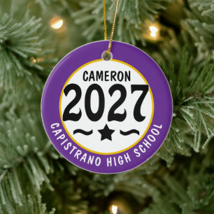 Adorno De Cerámica Foto de Graduación de la Promoción Estelar 2027