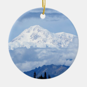 Adorno De Cerámica Foto de la montaña Denali Alaska