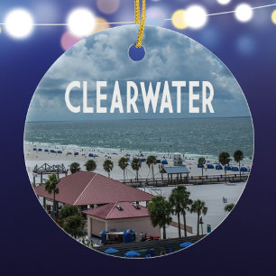 Adorno De Cerámica Foto de la playa de Clearwater Florida