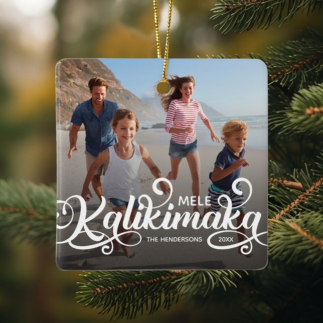 Adorno De Cerámica Foto de los Navidades de Mele Kalikimaka (Subido por el creador)