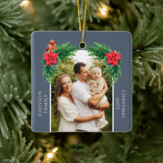Adorno De Cerámica Foto de Navidades elegantes