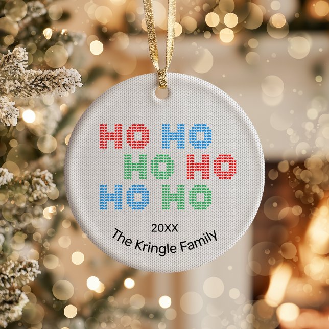 Adorno De Cerámica Foto de Navidades Ho Ho Ho Ho Ho (Subido por el creador)
