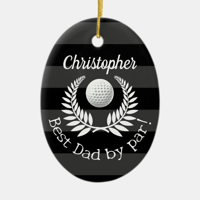 Adorno De Cerámica Foto de Par Wreath Custom Name (Frente)