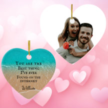 Foto de pareja en la playa San Valentín