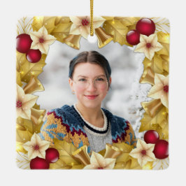 Adorno De Cerámica Foto de personalizable honra a mi donante de órgan