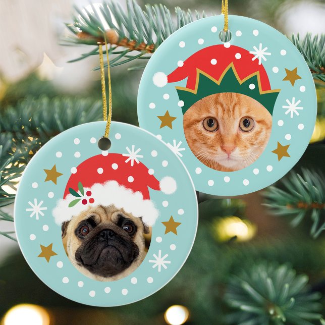 Adorno De Cerámica Foto de Personalizado de navidades Cute Santa Elf  (Subido por el creador)