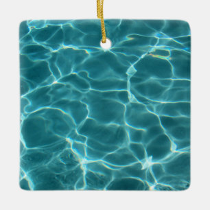 Adorno De Cerámica Foto de piscina de agua teal