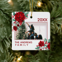 Foto de Poinsettia Flowers Ivy Deja a los Navidade