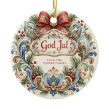 Foto de Rosemaling de Navidad Noruega 