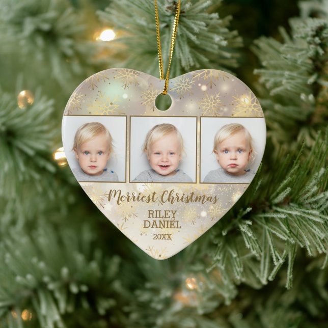 Adorno De Cerámica Foto de Snowflake (Árbol)