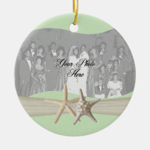 Adorno De Cerámica Foto de Starfish Green Light