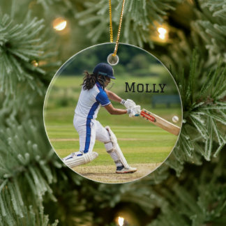 Adorno De Cerámica Foto de vida de mamá de cricket personalizada