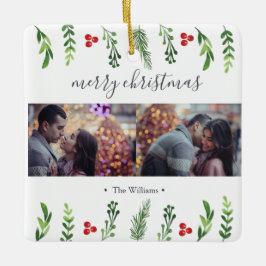 Adorno De Cerámica Foto del follaje el | del invierno