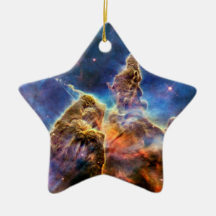 Adorno De Cerámica Foto del Monte Místico de la Nebulosa de Carina en