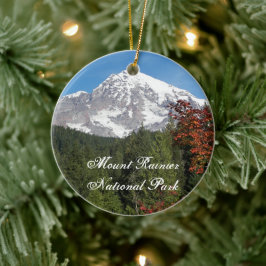 Adorno De Cerámica Foto del Parque Nacional Mount Rainier