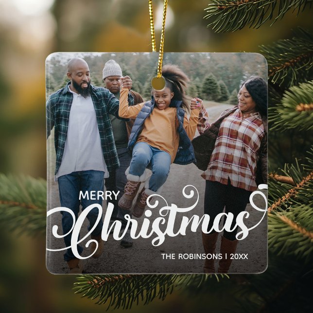 Adorno De Cerámica Foto familiar de Navidades modernos (Subido por el creador)