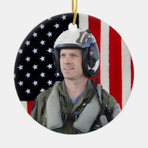 Adorno De Cerámica Foto militar