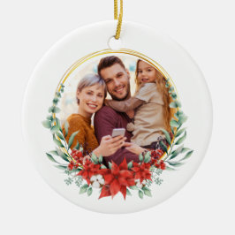 Adorno De Cerámica Foto personalizada de familia Holly Holly 