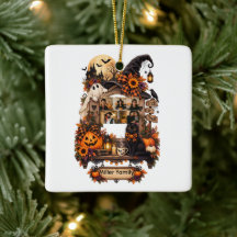 Foto Personalizada de Halloween Vintage con Nombre