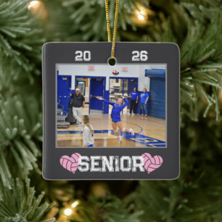 Adorno De Cerámica Foto personalizada Ornamentación de voleibol de úl