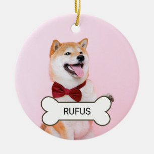 Adorno De Cerámica Foto Personalizado Personalizada Y Perro Mascota D