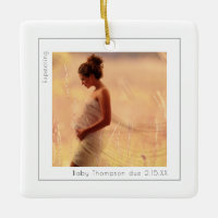 Foto Simple Esperando Fecha De Vencimiento Del Beb