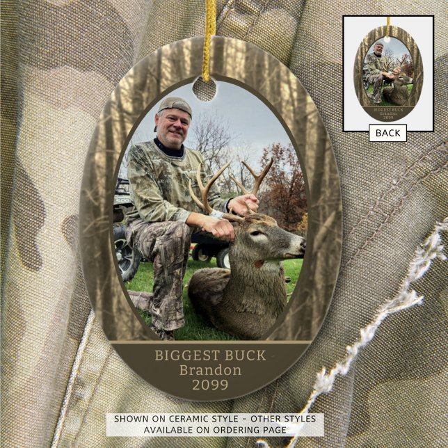 Adorno De Cerámica Fotografía de Hunting Woods personalizada (Subido por el creador)