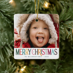 Adorno De Cerámica Fotografía de las Estrellas de la Cute navideña de