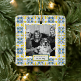 Adorno De Cerámica Fotografía de mosaicos portugueses para Navidades 