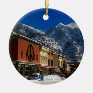 Adorno De Cerámica Fotografía de Telluride, Colorado