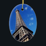 Adorno De Cerámica Fotografía de viajes de la Torre Eiffel Francia<br><div class="desc">Lugares y lugares de interés de París - Fotografía digital de la Torre Eiffel</div>