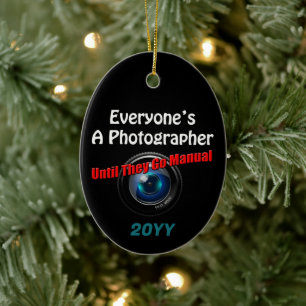 Adorno De Cerámica Fotografía divertida - Cita manual del fotógrafo G