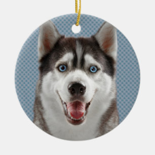 Adorno De Cerámica Fotografía fornida del monograma del perro