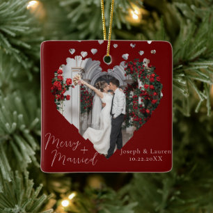 Adorno De Cerámica Fotografía Nuestra Primera Cereza De Navidad + Cas