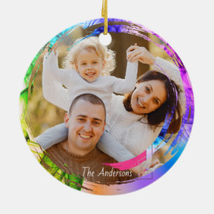 Adorno De Cerámica Fotografía Pink Purple Modern Bats Moon Happy Hall