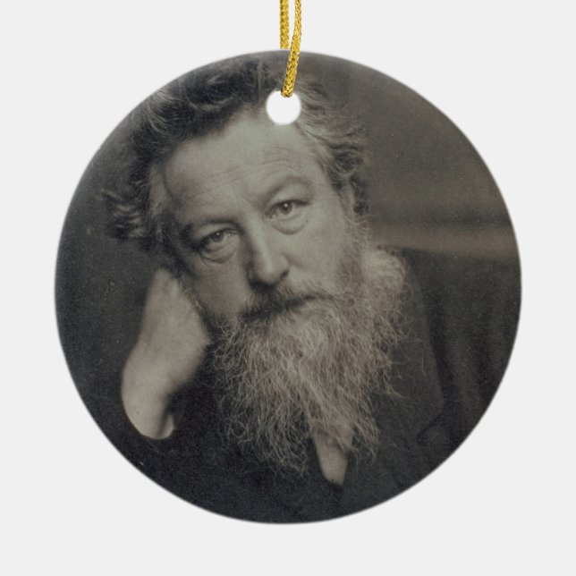 Adorno De Cerámica Fotografía retratada por William Morris (1834-96) (Frente)