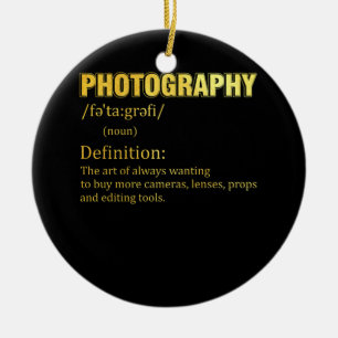 Adorno De Cerámica Fotógrafo fotográfico de definición de cámara