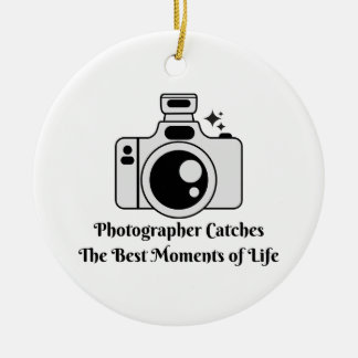 Adorno De Cerámica Fotógrafo se da cuenta de los mejores momentos de
