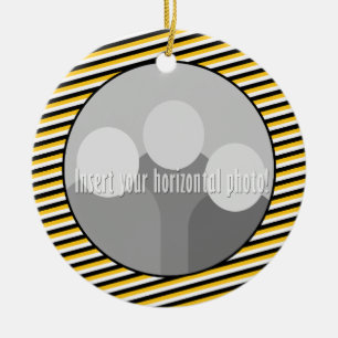 Adorno De Cerámica Fotograma fotográfico de impresión Tigre con fra