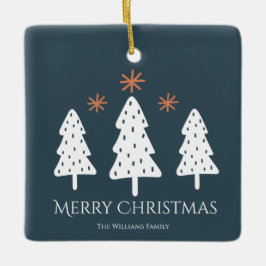 Adorno De Cerámica Fotos de las estrellas de los árboles navideños mo