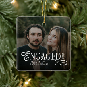 Adorno De Cerámica Fotos de parejas comprometidas minimalistas Navida
