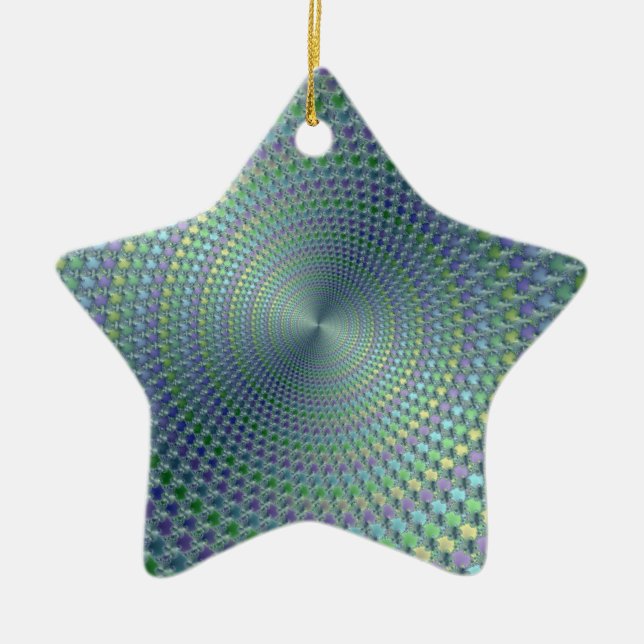 Adorno De Cerámica Fractal de audífonos (Frente)