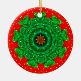 Adorno De Cerámica Fractal de Navidades chocantes