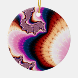 Adorno De Cerámica Fractal de Navidades de Ouh
