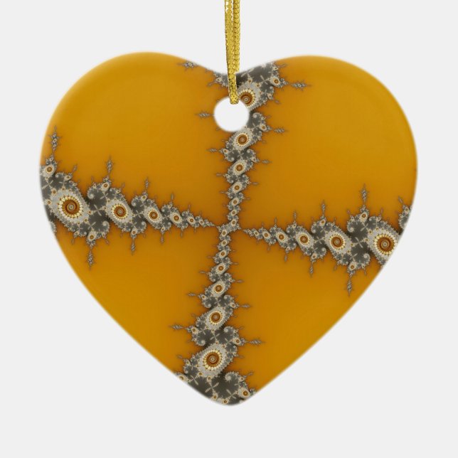 Adorno De Cerámica Fractal de Navidades de túnel (Frente)